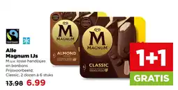 PLUS Alle magnum ijs aanbieding