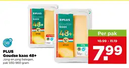 PLUS Plus goudse kaas 48+ aanbieding