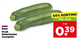 PLUS Plus nederlandse courgette aanbieding