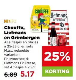 PLUS Chouffe, Liefmans en Grimbergen aanbieding