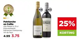 PLUS Patriarche en Callia aanbieding
