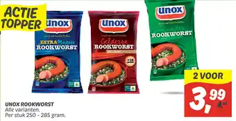 Dekamarkt UNOX ROOK WORST aanbieding