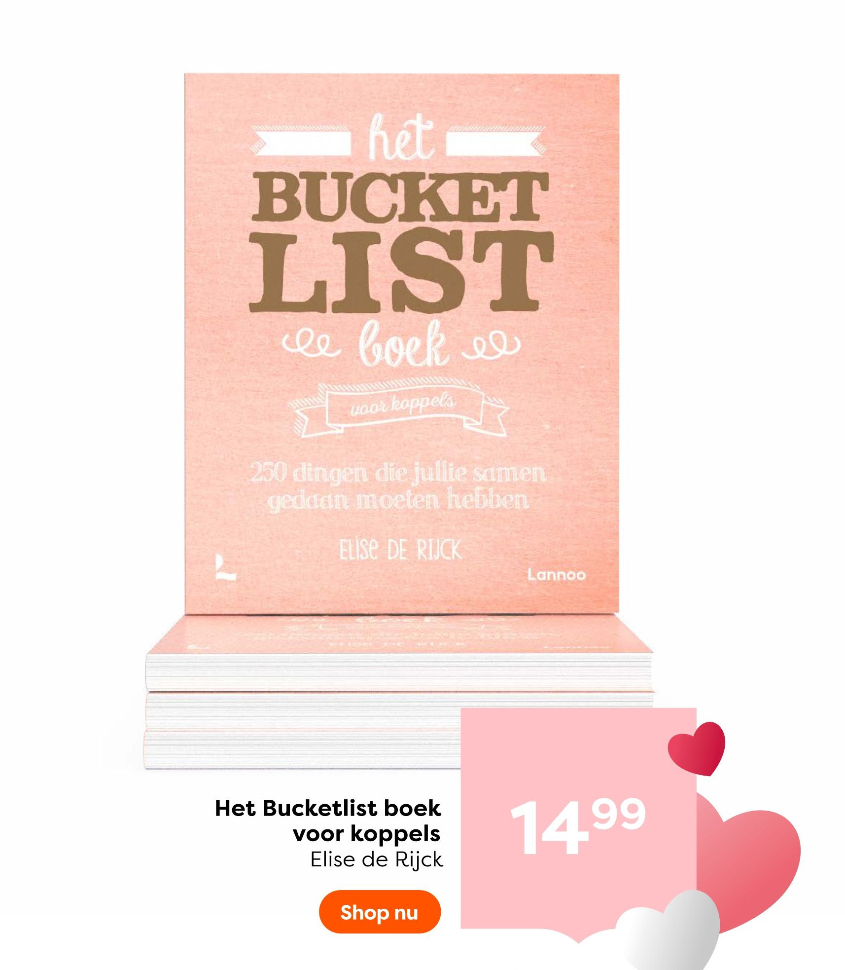 Het Bucketlist boek voor koppels aanbieding bij The Read Shop