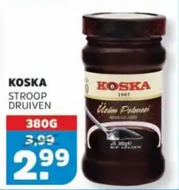 Sahan Supermarkten Koska stroop druiven aanbieding