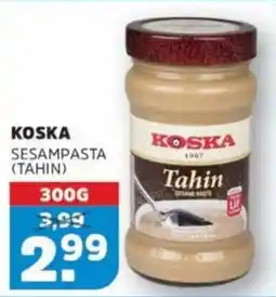 Sahan Supermarkten Koska sesampasta (tahin) aanbieding