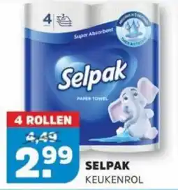 Sahan Supermarkten Selpak keukenrol aanbieding
