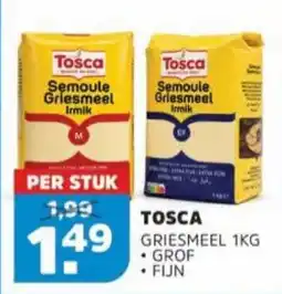 Sahan Supermarkten Tosca griesmeel aanbieding