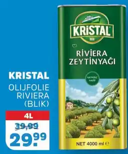 Sahan Supermarkten Kristal olijfolie riviera (blik) aanbieding
