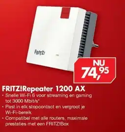 Vobis FRITZ!Repeater 1200 AX aanbieding