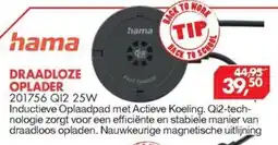 Vobis hama draadloze oplader 201756 qi2 25w aanbieding