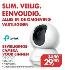 Vobis tp-link beveiligings-camera voor binnen tapo tc71 aanbieding