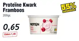 Budget Food Proteïne Kwark Framboos aanbieding