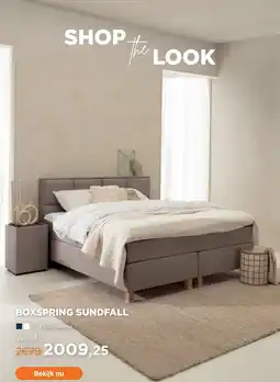 TotaalBED Boxspring sundfall aanbieding