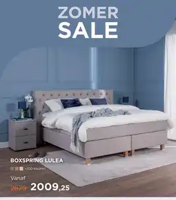 TotaalBED BOXSPRING LULEA aanbieding