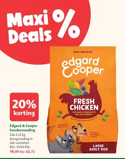 Maxi Zoo Edgard & Cooper hondenvoeding aanbieding