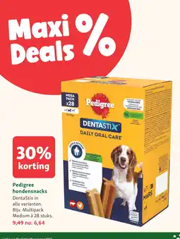 Maxi Zoo Pedigree hondensnacks aanbieding