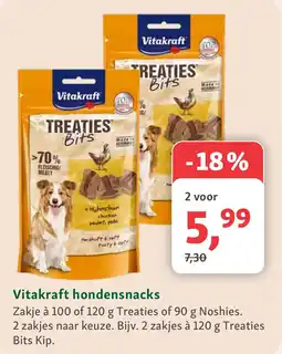 Maxi Zoo Vitakraft hondensnacks aanbieding