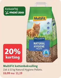Maxi Zoo MultiFit kattenbakvulling aanbieding