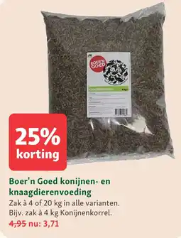 Maxi Zoo Boer'n Goed konijnen- en knaagdierenvoeding aanbieding