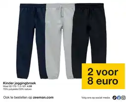 Zeeman Zeeman kinder joggingbroek aanbieding