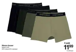 Zeeman Heren boxer aanbieding