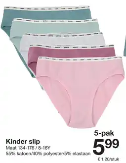 Zeeman Kinder slip aanbieding
