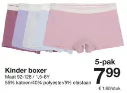 Zeeman Kinder boxer aanbieding