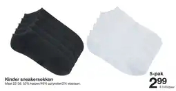 Zeeman Kinder sneakersokken aanbieding