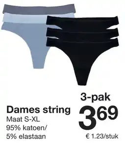 Zeeman Dames string aanbieding
