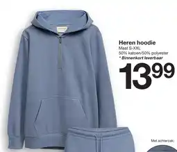 Zeeman Zeeman Heren hoodie aanbieding