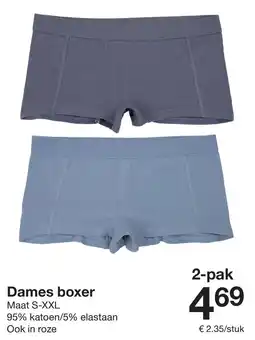 Zeeman Dames boxer aanbieding