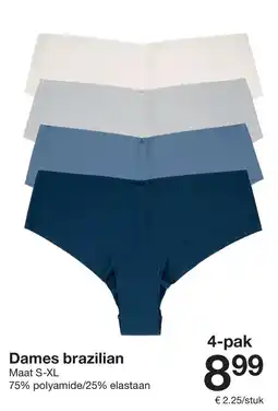 Zeeman Dames brazilian aanbieding