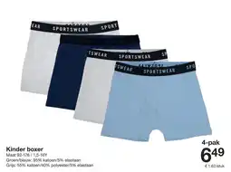 Zeeman SportsweaR kinder boxer aanbieding