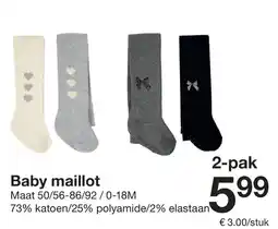 Zeeman Baby maillot aanbieding