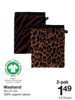 Zeeman Washand aanbieding
