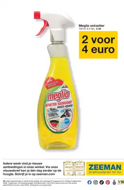 Zeeman Meglio ontvetter aanbieding