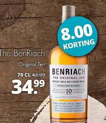 Mitra The BenRiach Original Ten aanbieding