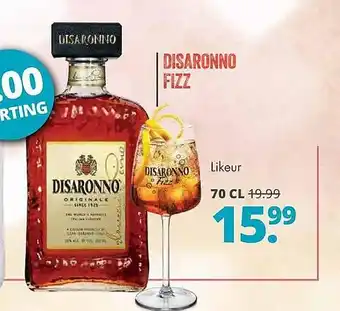 Mitra Disaronno Fizz aanbieding