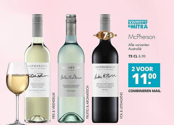 Mitra McPherson aanbieding
