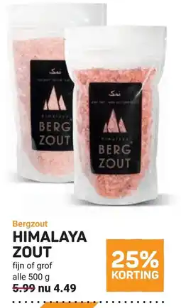 Ekoplaza Bergzout Himalaya zout aanbieding