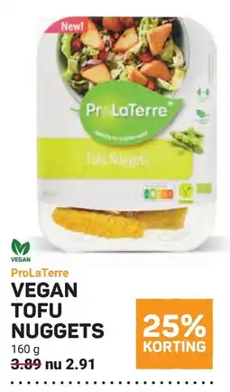 Ekoplaza ProLaTerre VEGAN TOFU NUGGETS aanbieding