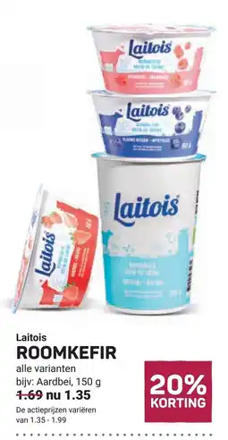 Ekoplaza Laitois ROOMKEFIR aanbieding