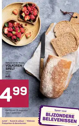 Ekoplaza Bakkerij van der Westen VOLKOREN SPELT aanbieding
