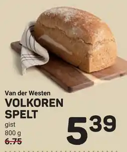 Ekoplaza Van der Westen volkoren spelt aanbieding
