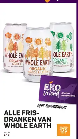 Ekoplaza whole earth alle fris-dranken van whole earth aanbieding