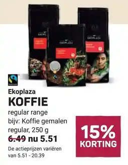 Ekoplaza Ekoplaza koffie aanbieding