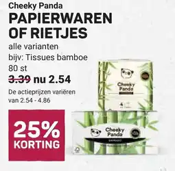 Ekoplaza Cheeky Panda PAPIERWAREN OF RIETJES aanbieding