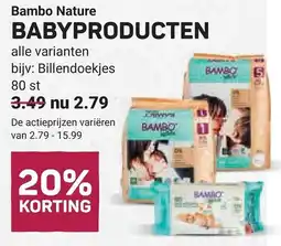 Ekoplaza Bambo Nature BABYPRODUCTEN aanbieding