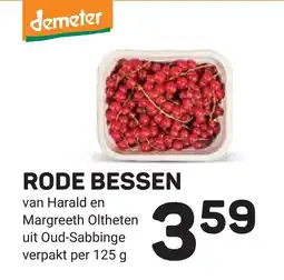 Ekoplaza demeter rode bessen aanbieding