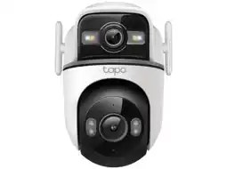 MediaMarkt Tapo Tc47 Pan/tilt Slimme Buitencamera Met Twee Lenzen Wit aanbieding